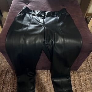 White House Black Market ladies faux Leather pants
